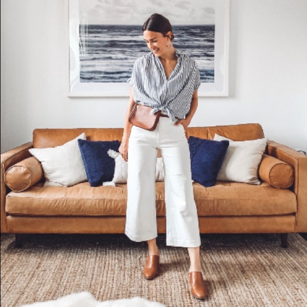 NWT Madewell Tan Leather Belt Bag